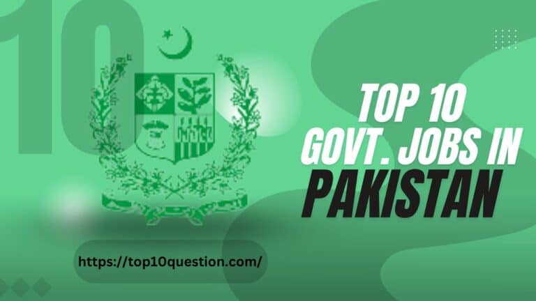 Government Jobs in Pakistan