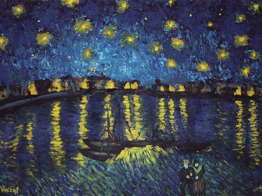 Starry Night Over the Rhône van gogh best painting