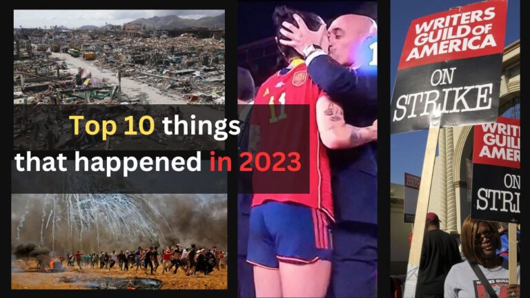 Top 10 things that happened in 2023
