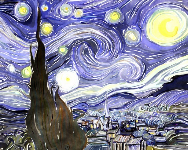 Starry Night van gogh painting