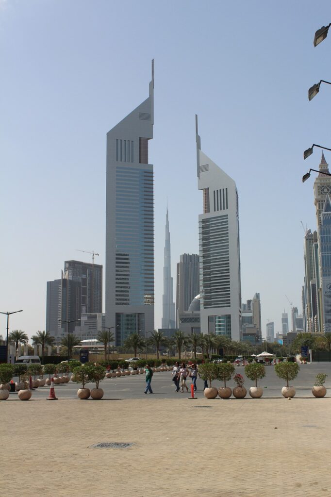 Emirates Towers famous buildings in dubai