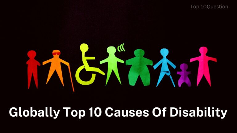 Globally Top 10 Causes of Disability
