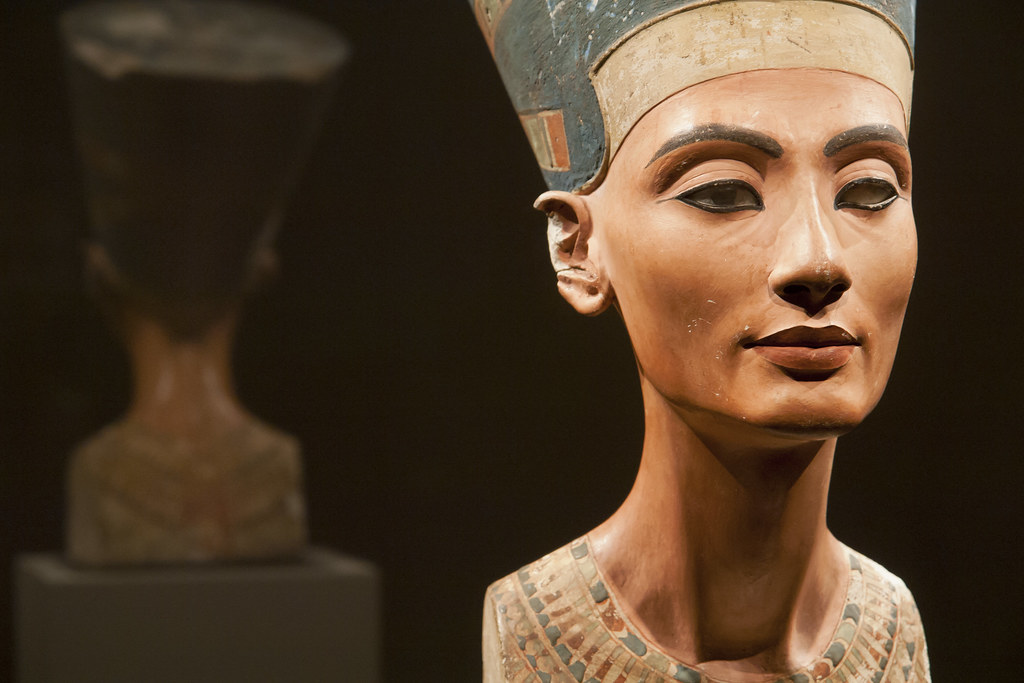 Queen Nefertiti Bust famous statue in the world