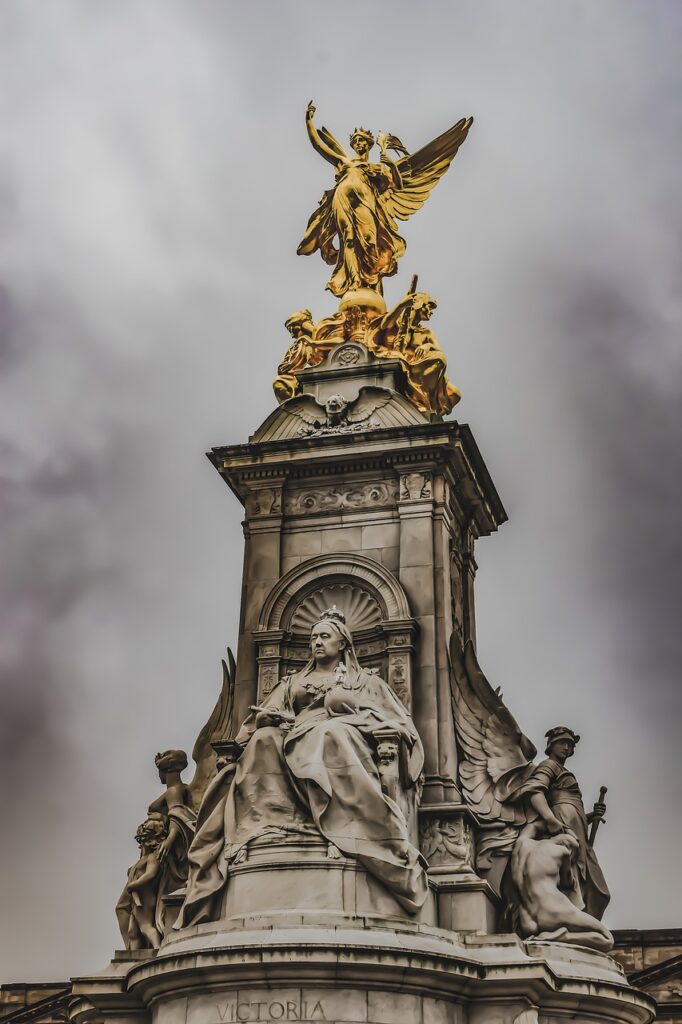 Queen Victoria Memorial famous statue female