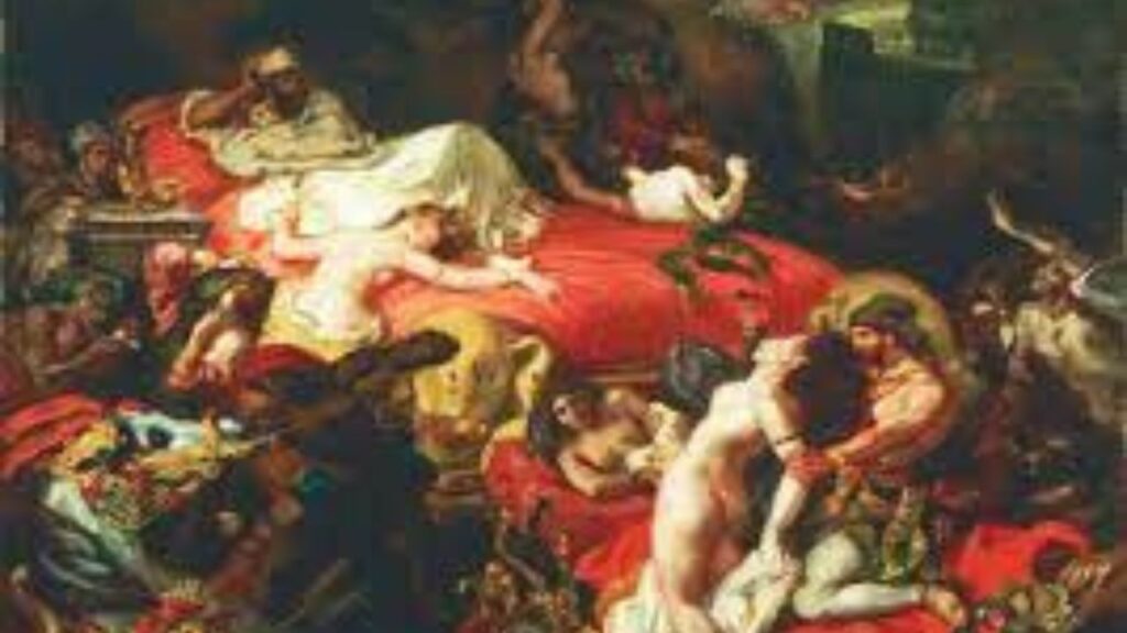"The Death of Sardanapalus (La Mort de Sardanapale)" by Eugène Delacroix